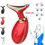 Face and Neck Massager Tool for Skin Tightening, Wrinkle Remover, Double Chin Reducer, Anti-Aging, Portable Rechargeable Beauty Device