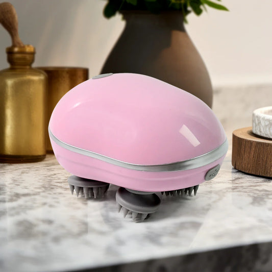 Electric Head & Scalp Massager for Hair Growth with 96 Silicone Kneading Points | Rechargeable Scalp Massage Machine | 3 Speed Modes | Stress Relief, Deep Clean, Circulation Booster