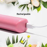 13072(Wireless) Rechargeable Mini Hair Straightener Travel Portable Usb Charging Cordless Hair Straightener Bursh Three Temperature Adjustments Flat Iron Comb (1 Pc)